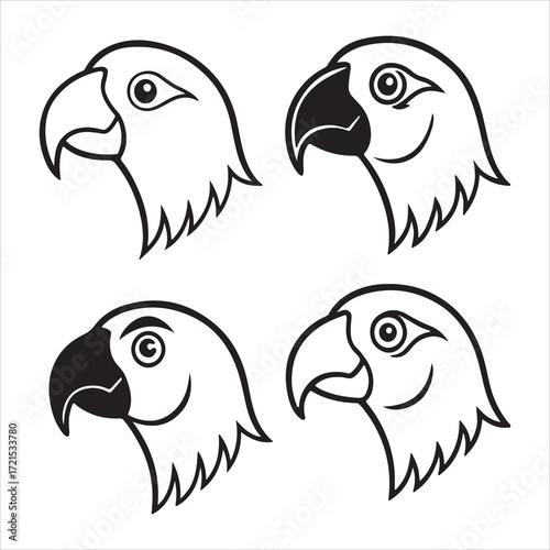 A Vibrant and Majestic Eclectus Parrot, an Intelligent Avian Creature Displaying Extreme Sexual Dimorphism, with Brilliant Male and Female Plumage Distinctions