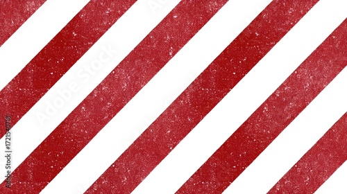 Free Download Vibrant diagonal red and white striped pattern with a grungy, textured surface creating a bold, contemporary and decorative background. - GFXLoad