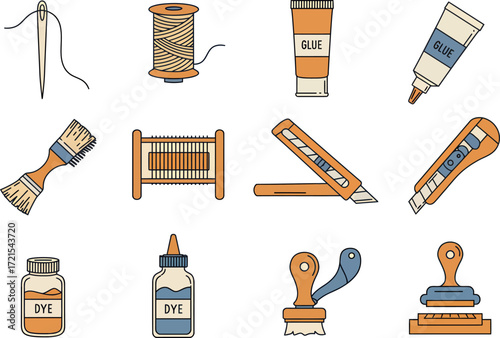 Spiritual Symbols Vector Set