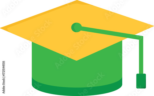 Graduation Cap Vector Illustration