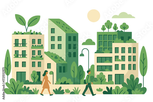 Sustainable Urbanism Design: Green Buildings that Promote Walkability, Eco-Friendly Architecture, and