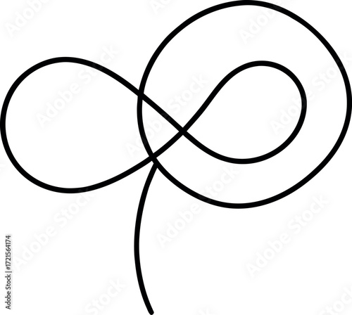 black and white spiral