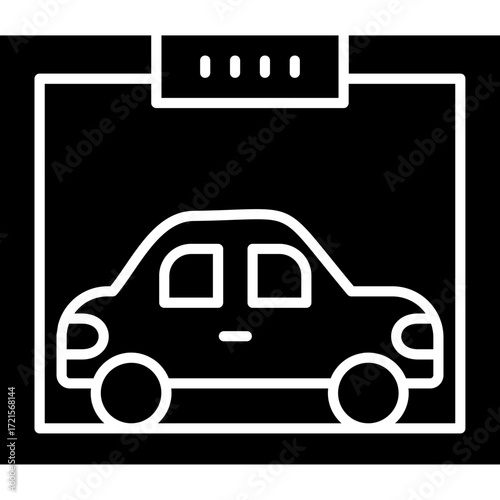 Showroom Icon Vector Element