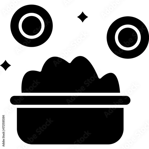 Dishwashing Icon Vector Element