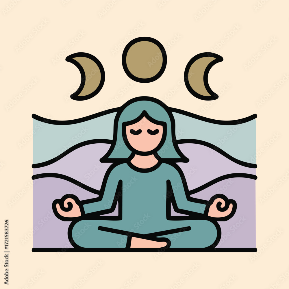 Obraz premium World Dream Day vector collection featuring abstract dream symbolism, futuristic sleep technology, mythical dream creatures, and night sky constellations in solid color illustrations.