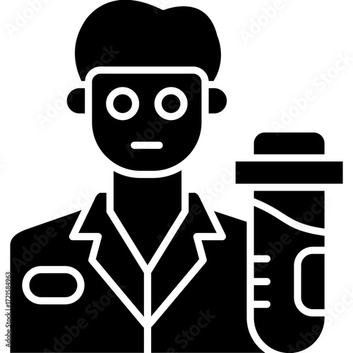 Scientist Icon Vector Element
