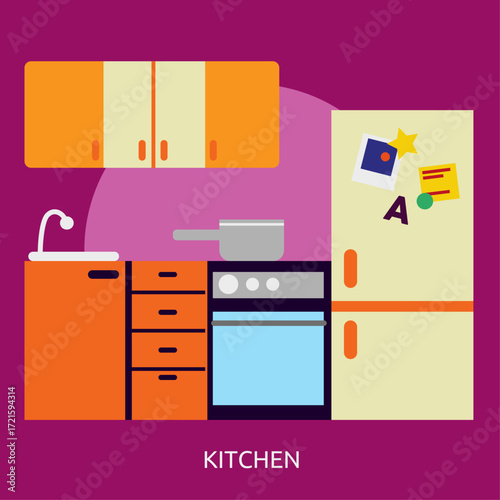 Cozy Kitchen Interior Design with Modern Appliances and Decor