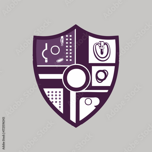 Solid color vector concept for World Contraception Day featuring unique contraception symbols, body autonomy, life planning, informed choices, and modern family planning awareness visuals