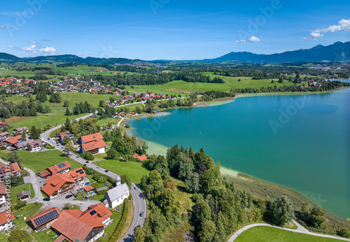 aerial photo of the alpine ...