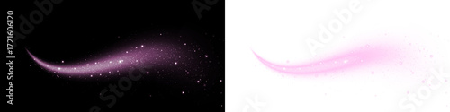 Abstract pink sparkle overlay with soft gradient effect on black and white backgrounds, creating a dreamy atmosphere for creative design projects and visual storytelling