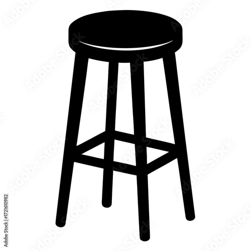 wooden chair isolated on white