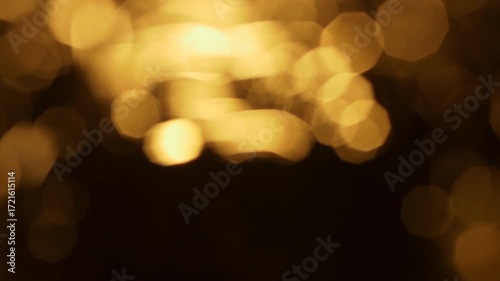 Light Leak Bokeh Lens Flare Overlay Transition - warm gold light of bokeh can evoke feelings of nostalgia, dreaminess or warmth