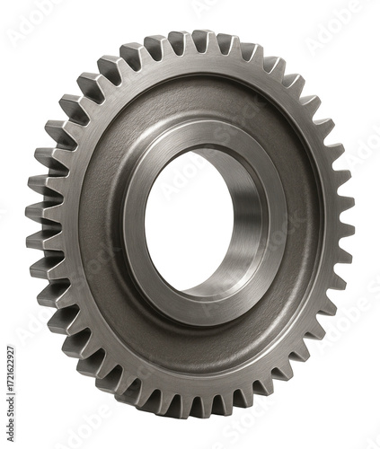 Isolated metallic spur gear for machinery power transmission.