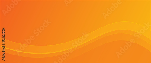 Abstract Blurry Orange Yellow Wave Background Design, Fresh Orange Yellow Stylish Background