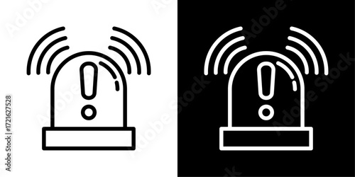 Emergency icon of a flat style vector 
