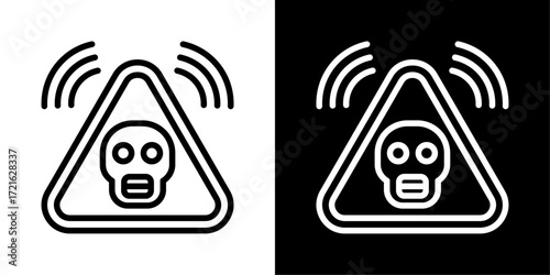 Denger icon of a flat style vector 