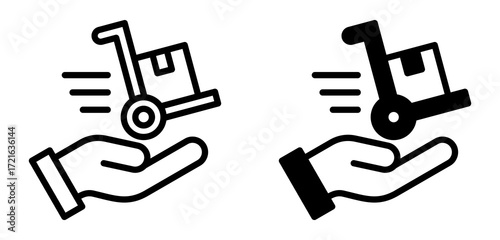 Product Delivery Icon Collection line & Mixed Style 