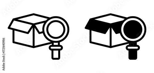 Product Search Icon Collection line & Mixed Style 