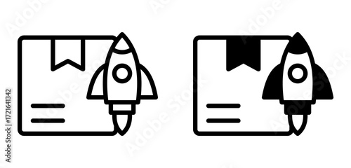 Product Release Icon Collection line & Mixed Style 