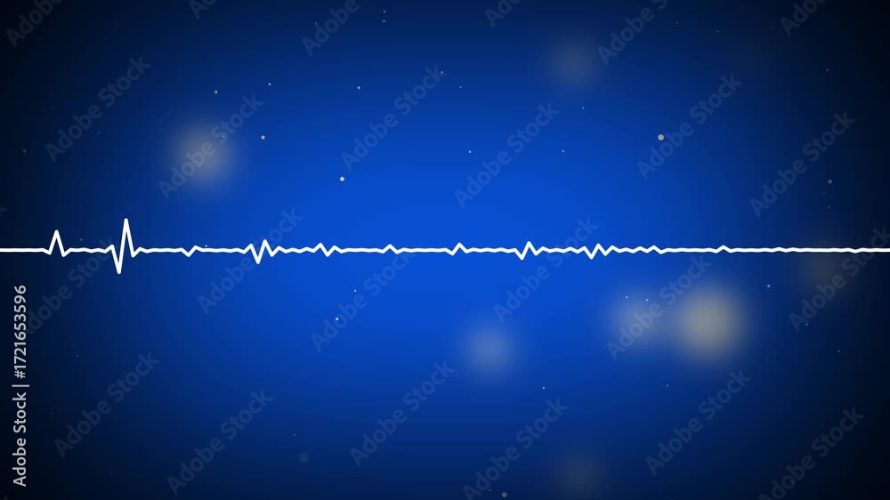 Sound File Animation Image Animation of a sound file. The white sound wave spreads across the ...