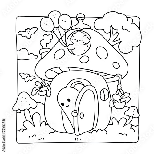 Creepy Cutie Halloween Coloring Pages, Creepy Cutie Halloween Coloring Pages Bundle, Kawaii Ghost Coloring Book | Printable Halloween Activity, Vectors Illustration, Line Art, Black & White Designs.