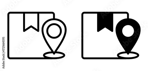 Product Positioning Icon Collection line & Mixed Style 