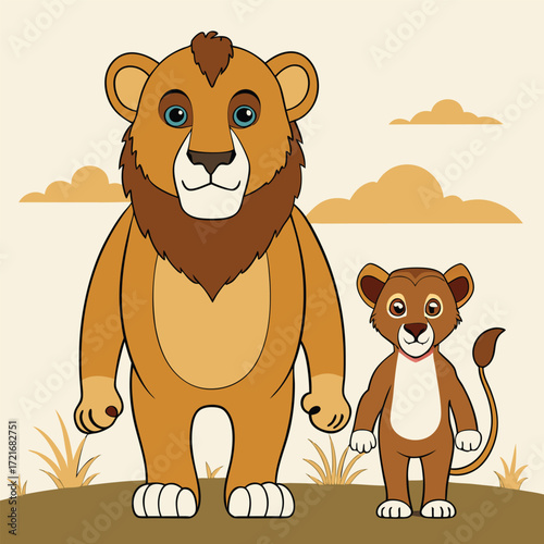 vector illustration of a animals