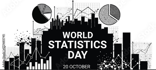 Celebrating world statistics day with charts and data visualization art