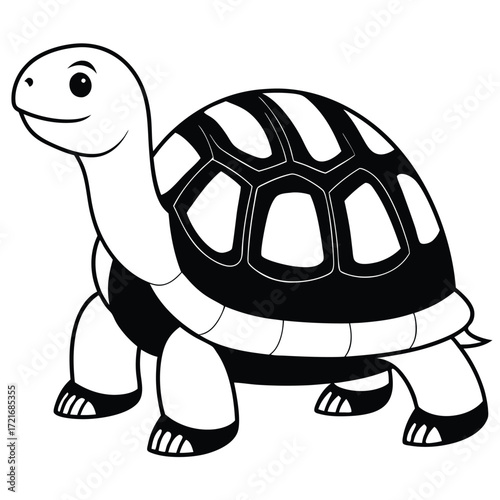 turtle vector illustration in white background 