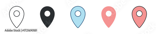 Placeholder Icon Set Multiple Style Collection