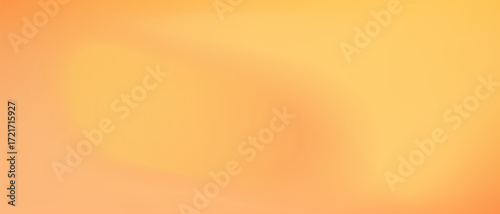 Soft autumn color gradation. Fall gradient background for elegant banner. Cozy smooth yellow and orange aura for dynamic Halloween theme panorama. Natural blurry bg with trendy coral ambient vector.