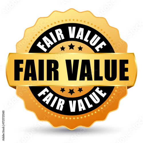Fair value gold business seal