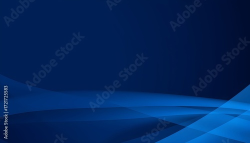 Abstract blue background with flowing lines and subtle gradients, creating a sense of depth.