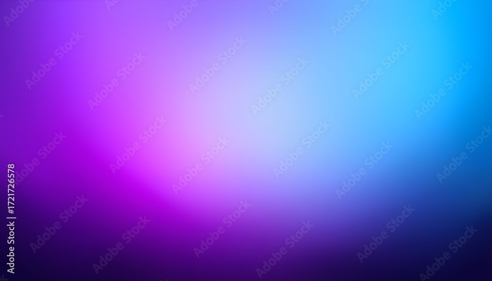 Fototapeta premium A smooth gradient of vibrant purple and bright blue colors blending into each other.