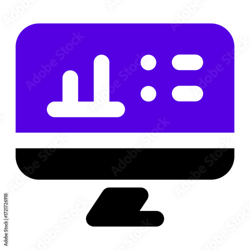 budgeting icon two tone color