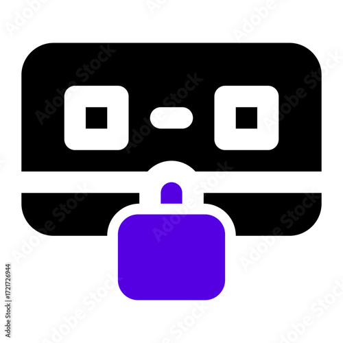 protection icon two tone color
