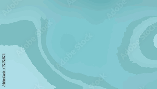Watery Blue Abstract Topography Serene Gradient Design with Fluid Shapes