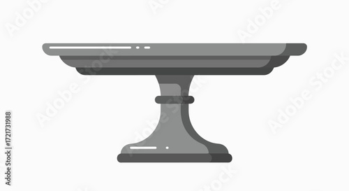 Elegant Gray Cake Stand: Perfect for Dessert Display