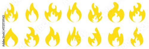 Fire icon, Fire, icon, flame, burn, symbol, silhouette, black