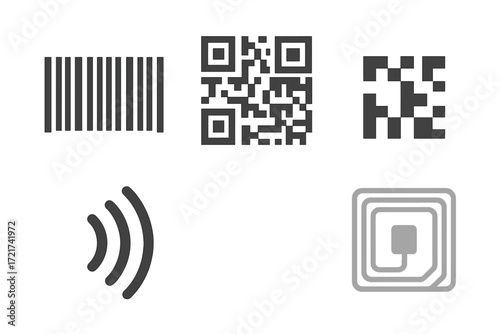Diverse set of data identification codes and wireless communication symbols for digital applications and modern technology
