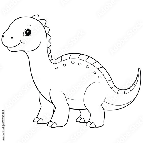 Ankylosaurus vector illustration
