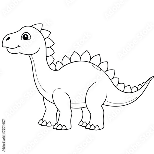 Ankylosaurus vector illustration