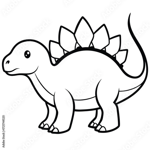 Ankylosaurus vector illustration