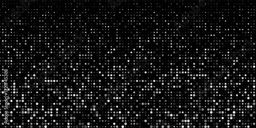 Dotted halftone gradient texture. Fading polka dot background. Repeated dots gradation pattern background. Black vanishing comic pop art overlay backdrop. Halftone raster effect wallpaper. Vector