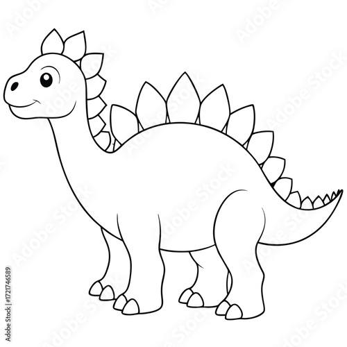 Ankylosaurus vector illustration