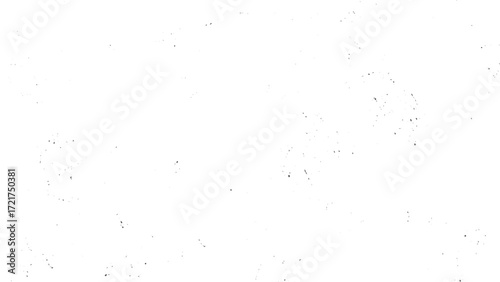 Dark grainy texture on white background with distressed grunge overlay. Vector grunge design with dust particles and rusted white texture effect. 