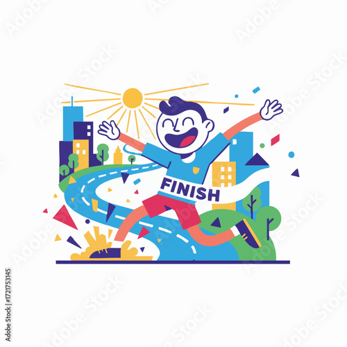 The Euphoria of Crossing the Finish Line