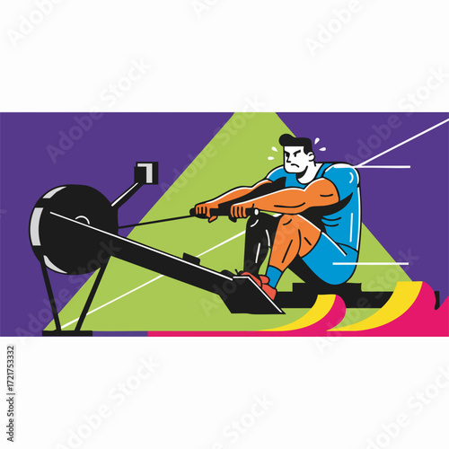 The Rhythmic Power of a Rowing Workout