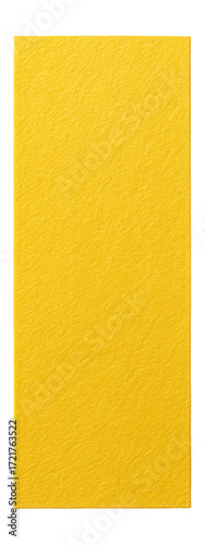 Textured yellow paper strip.