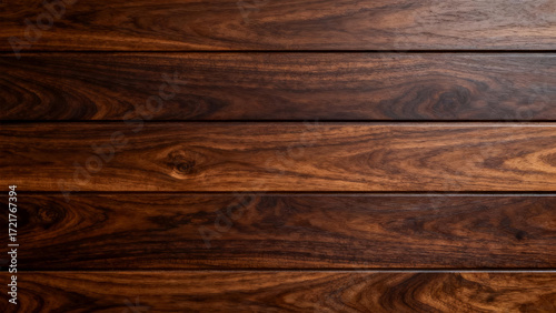 Close-up of Dark Brown Wooden Texture with Natural Grain Patterns